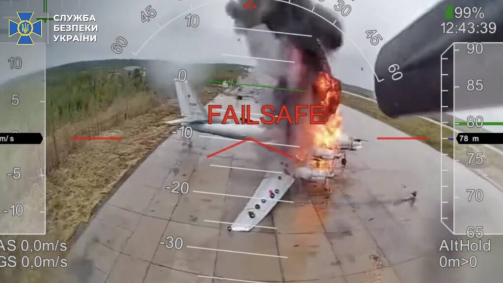 Ukrainian SBU drone strike on Russian strategic bomber, Operation Spiderweb